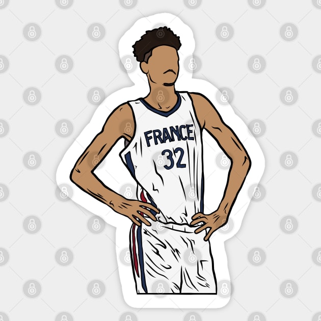 Victor Wembanyama France Sticker by rattraptees